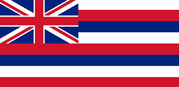 The Hawaiian State flag. CSM Tabata began his 59-year career of service in 1946 with the Hawaiian Territorial Guard. Hawaii became a U.S. territory in 1898 and the 50th state in the Union on 21 August 1959. 