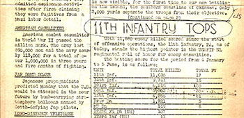 Daily Mail 6 June 1945 newsletter published by the U.S. Armed Forces in the Philippines, North Luzon.