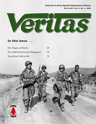 Veritas Issue v2n1, 2006