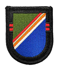 2nd Ranger Battalion With 75th Ranger Regiment Insignia Sticker – 4x4.77 Inches