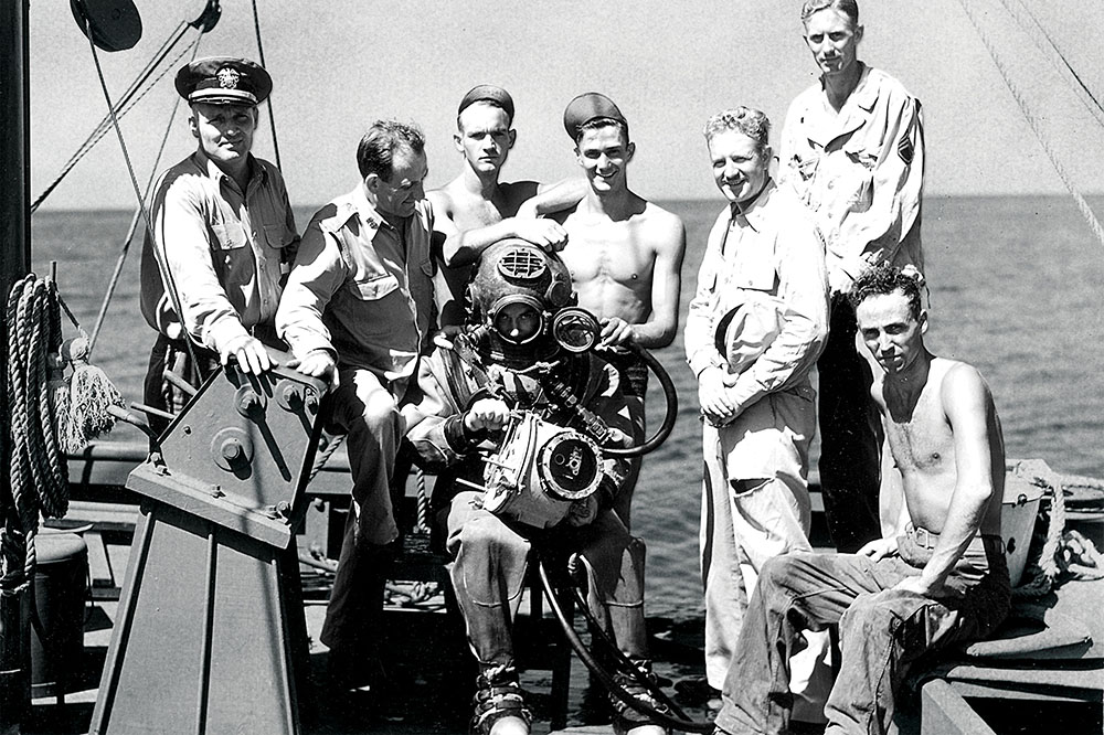 Research and Development experimented with underwater technologies before that mission was assigned to the Maritime Unit in 1943.